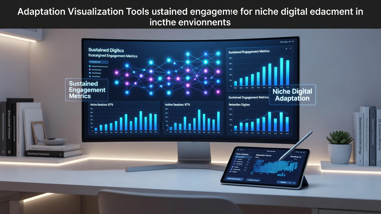 Adapting Visualization Tools for Sustained Engagement in Niche Digital Environments