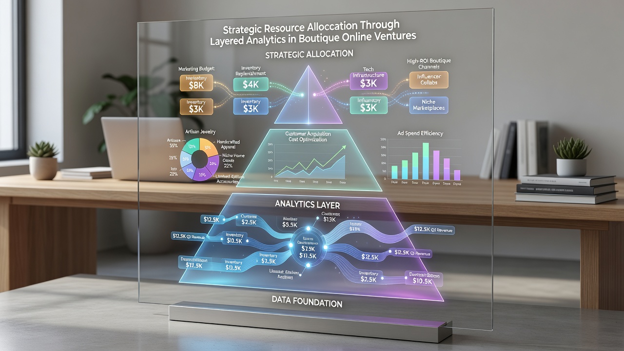 Example dashboard displaying layered analytics outputs for resource decisions